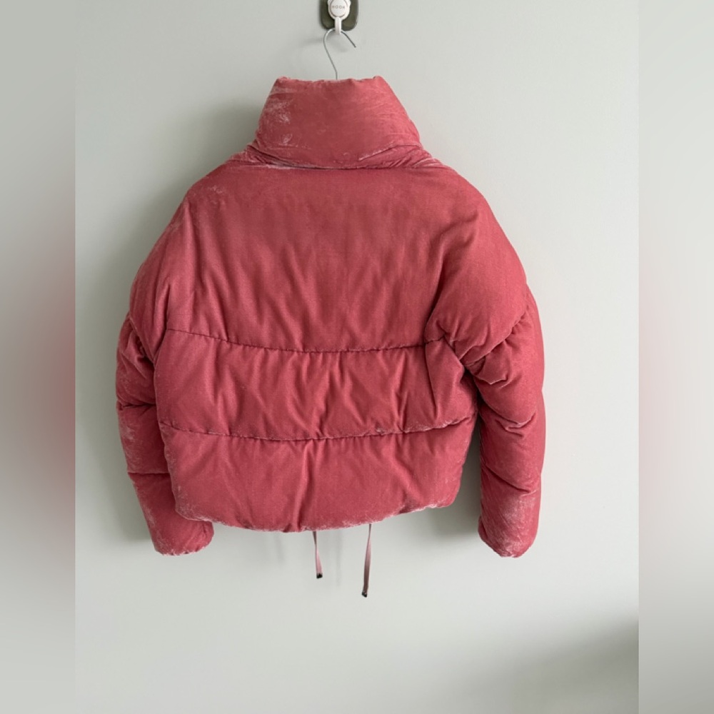 Moncler Velvet Goose Down Puff Jacket - Picture 5 of 12